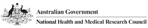 National Health and Medical Research Council Logo of the National Health and Medical Research Council
